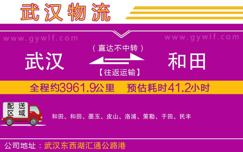 武漢到和田貨運公司