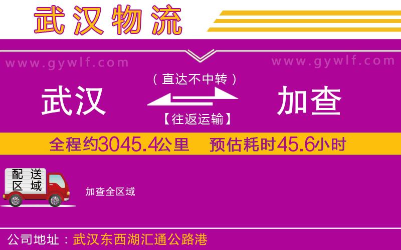 武漢到加查貨運公司