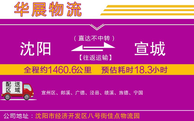 沈陽到宣城貨運公司