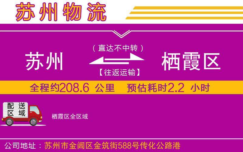 蘇州到棲霞區貨運公司