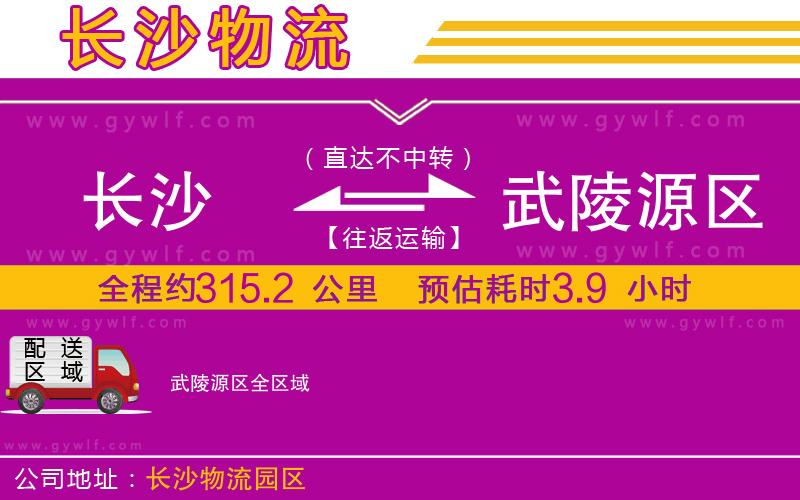 長沙到武陵源區物流公司