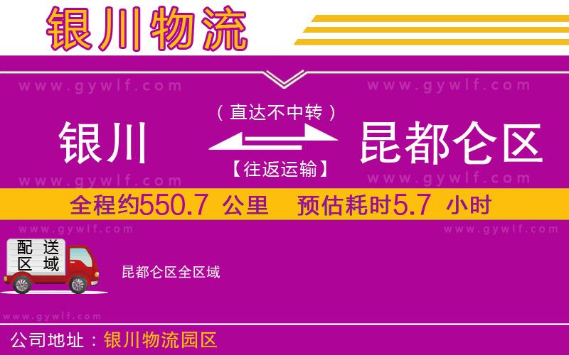 銀川到昆都侖區物流公司