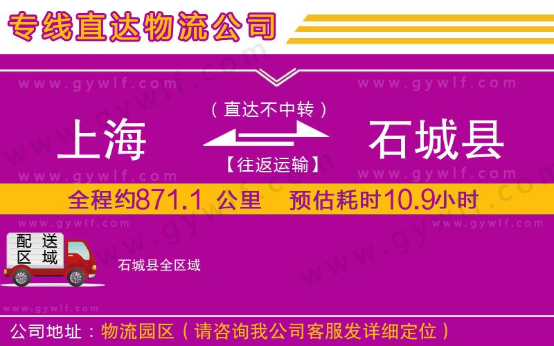 上海到石城縣貨運專線